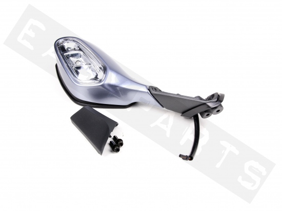 Rearview mirror left SYM GTS 125-300I 2012-2020 Bright Grey (GY-517S)